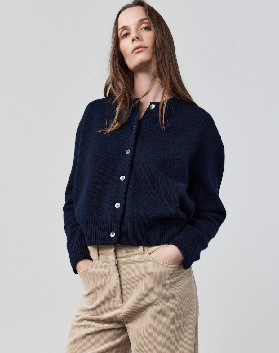 The Easy Cardigan - Navy