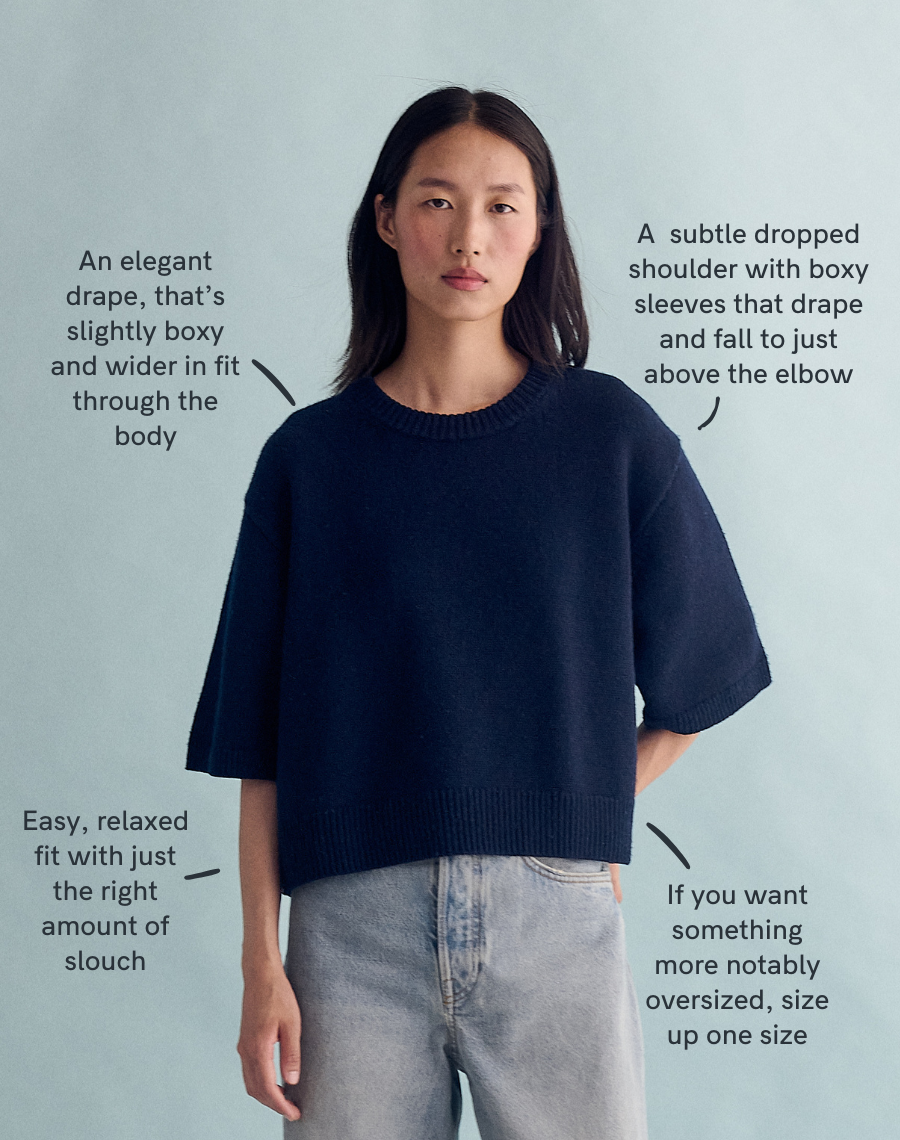 The Easy Tee - Navy
