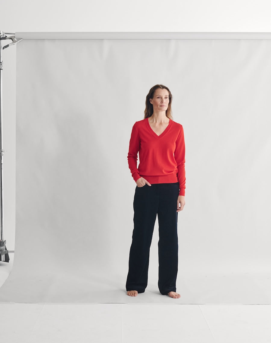 The Extra Fine V - Poppy