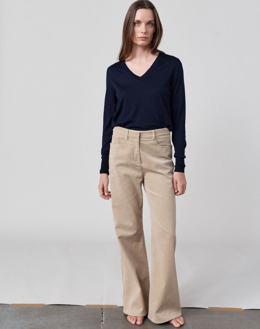 The Extra Fine V - Navy