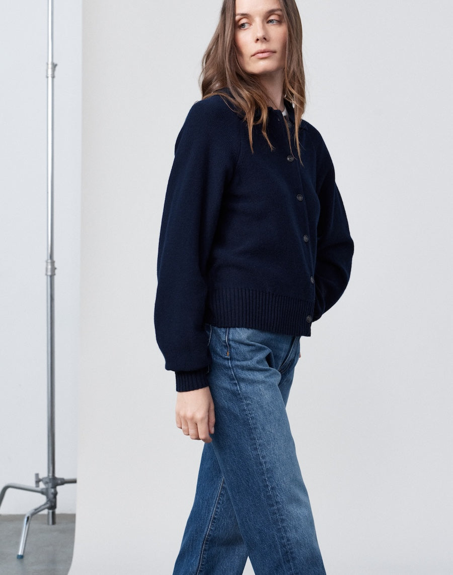 The Gentle Cardigan - Navy