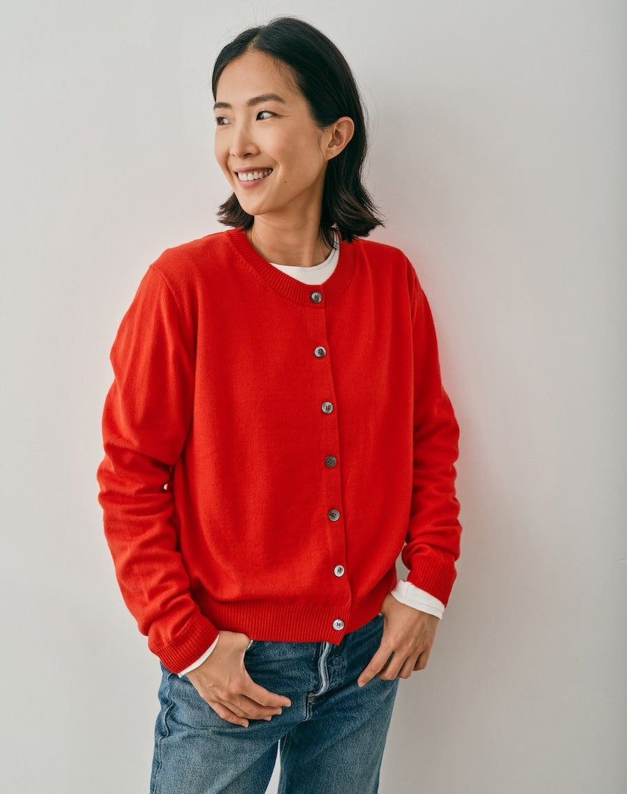 The Fenera Cardigan - Poppy