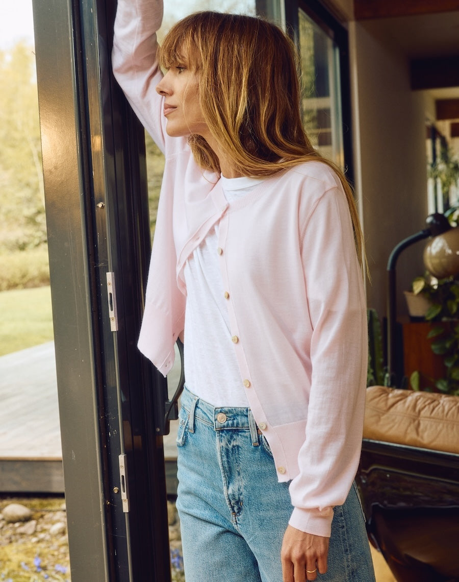 The Fine Cardigan - Blush / Archive Sale