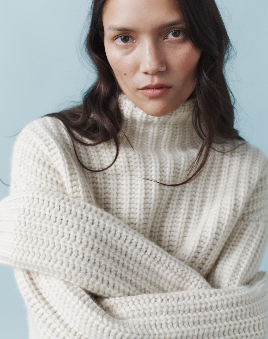 The HEIRLOOM FUNNEL - Undyed Ecru