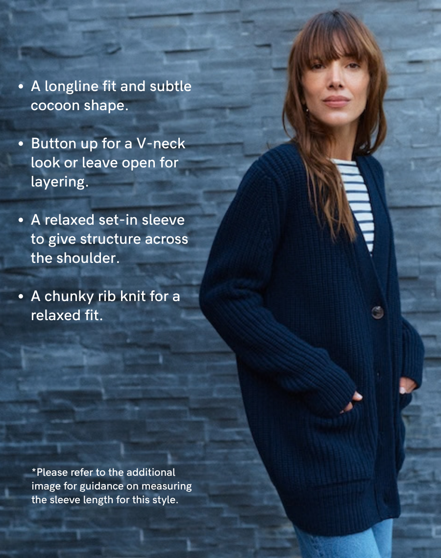 The Heirloom Cardigan - Navy