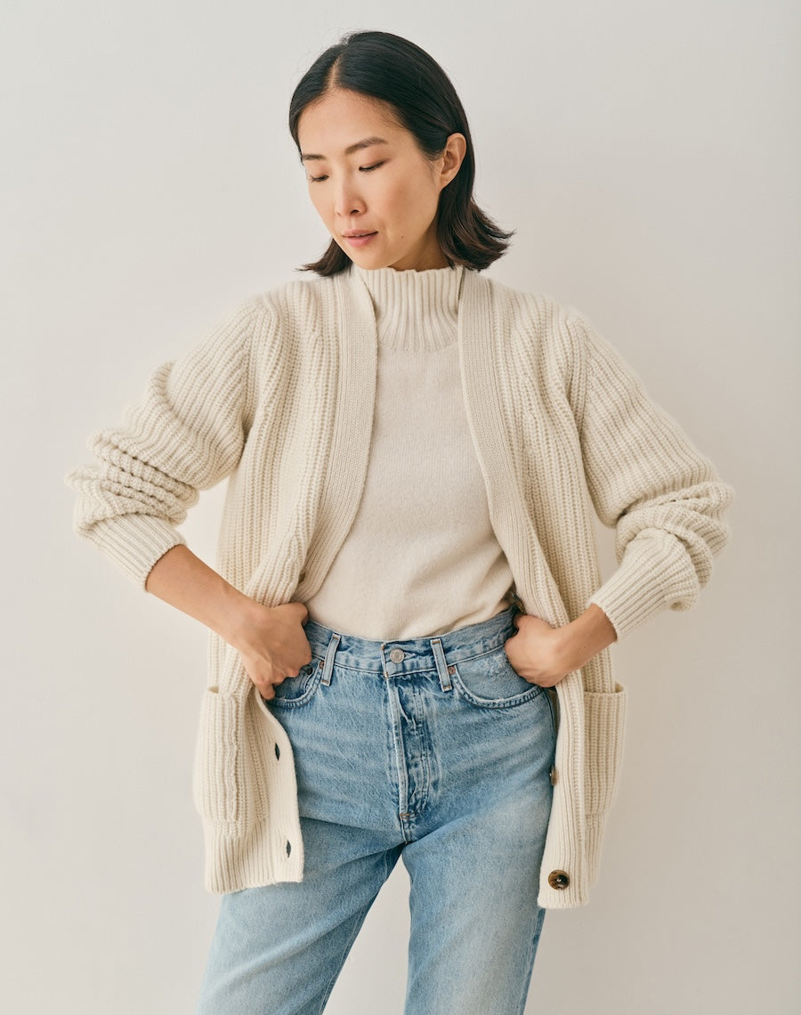 The Heirloom Cardigan - Ecru