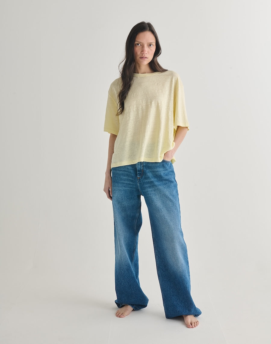 Linen Tshirt - Relaxed Fit