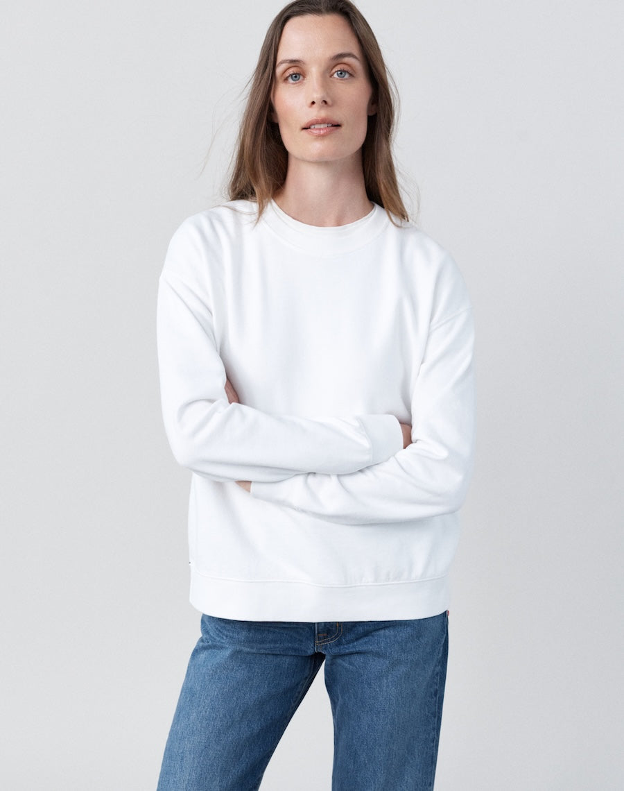 The Lived-In Loopback / Classic-Fit - White