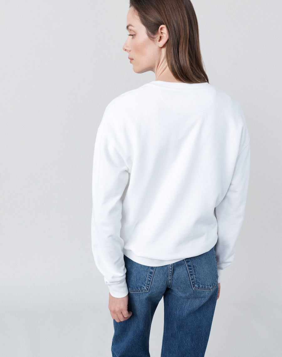 The Lived-In Loopback / Classic-Fit - White