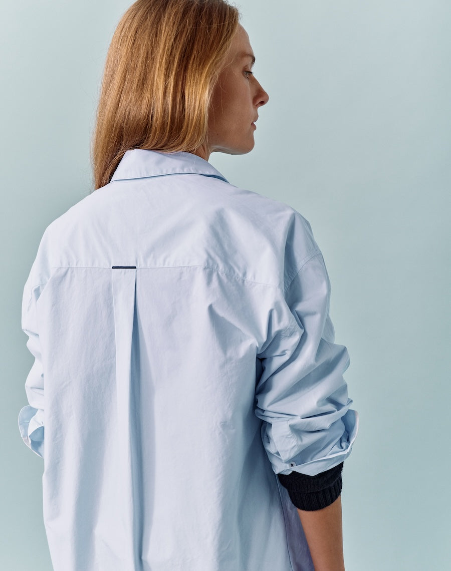 The Oversize Shirt - Salt Blue