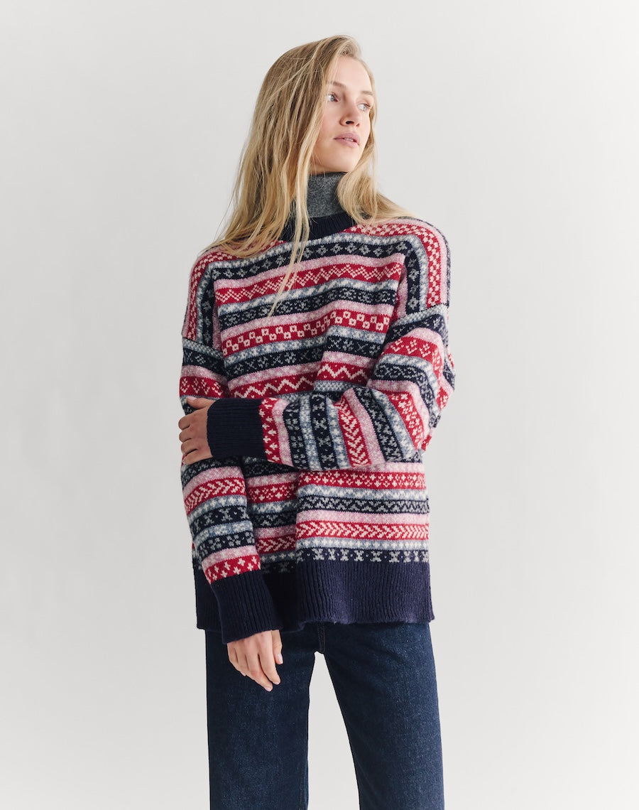 The REAL SHETLAND - Carmine / Navy