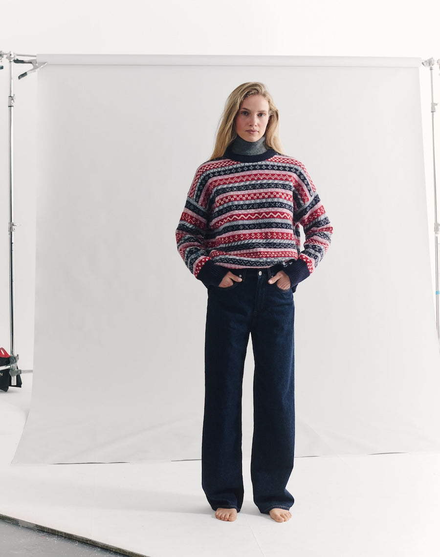 The REAL SHETLAND - Carmine / Navy