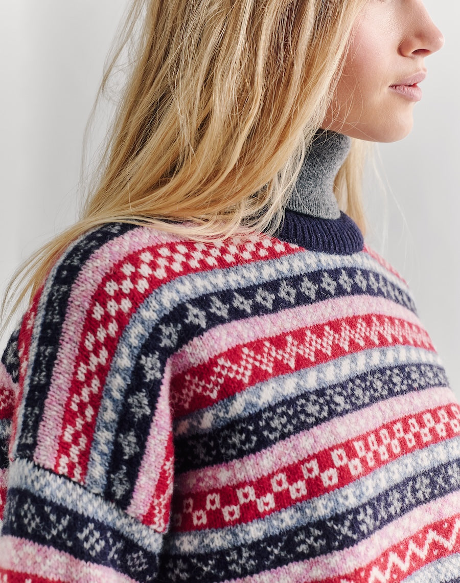 The REAL SHETLAND - Carmine / Navy