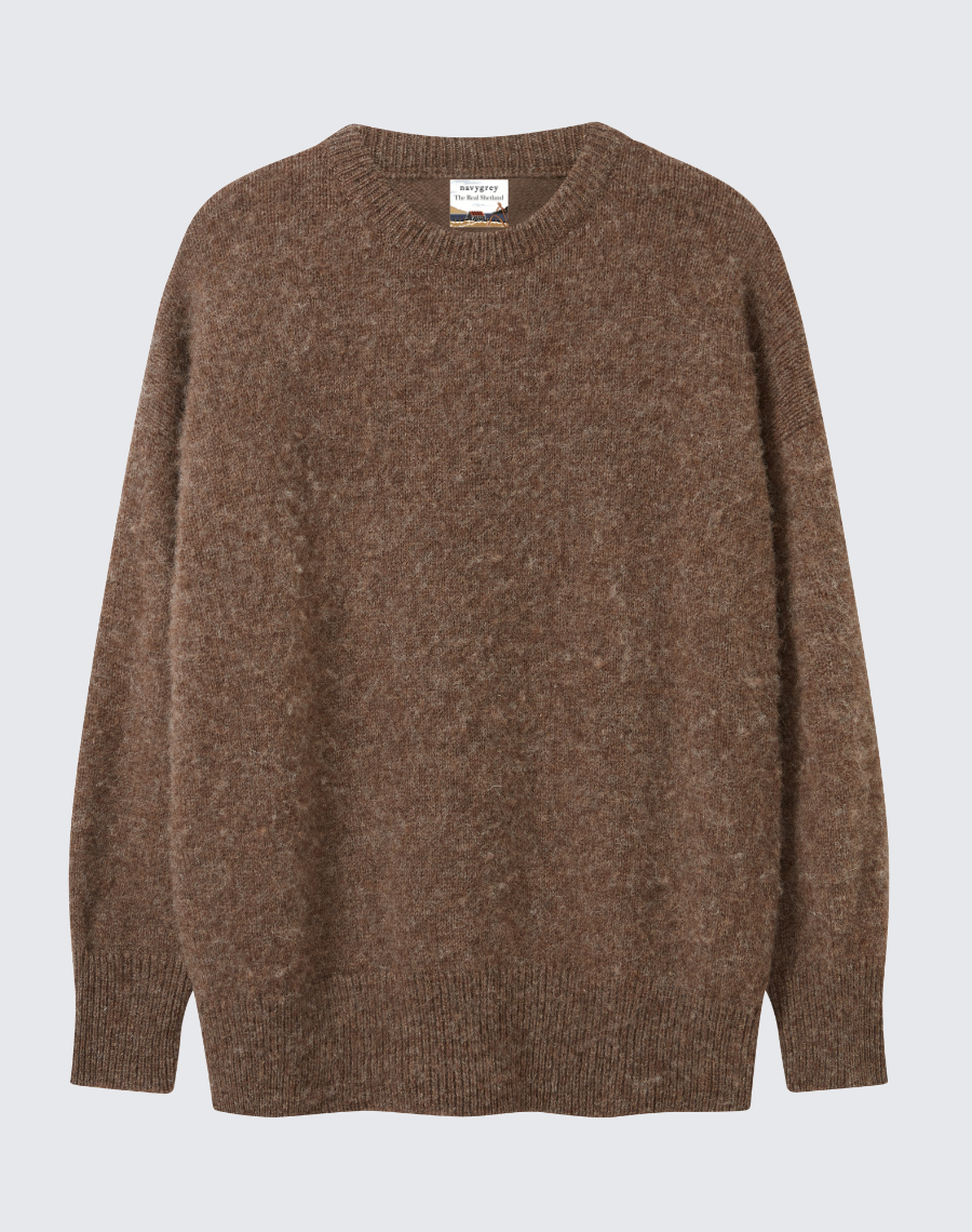 The Brushed Shetland - Umber