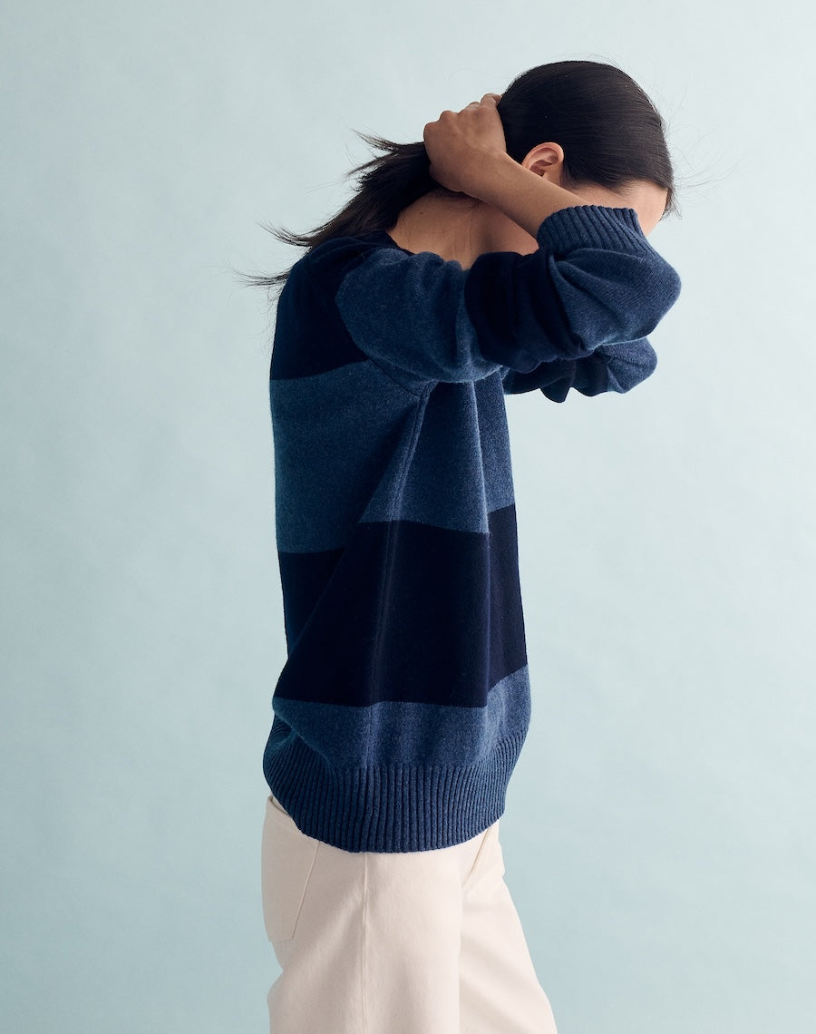 The Relaxed - Navy & Atlantic Blue