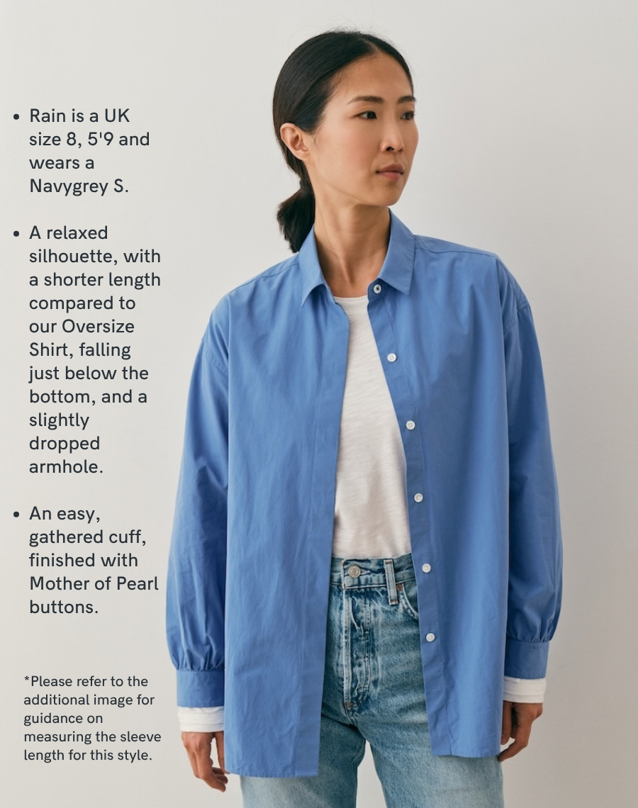 The Relaxed Shirt - Malin Blue
