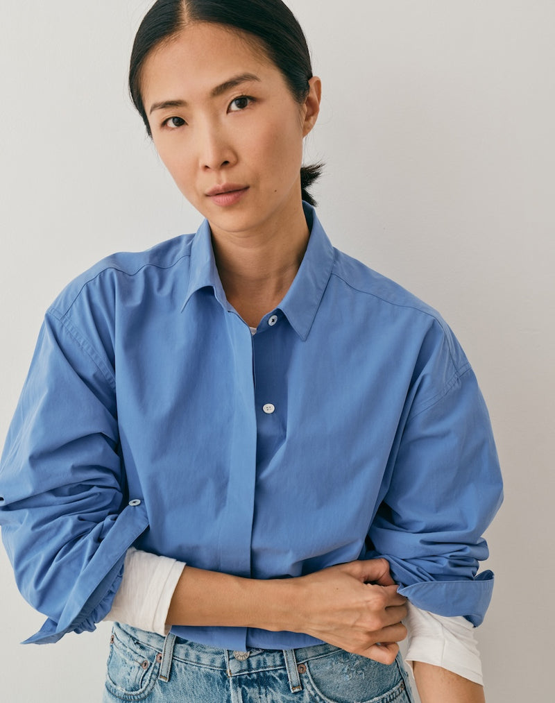 The Relaxed Shirt - Malin Blue
