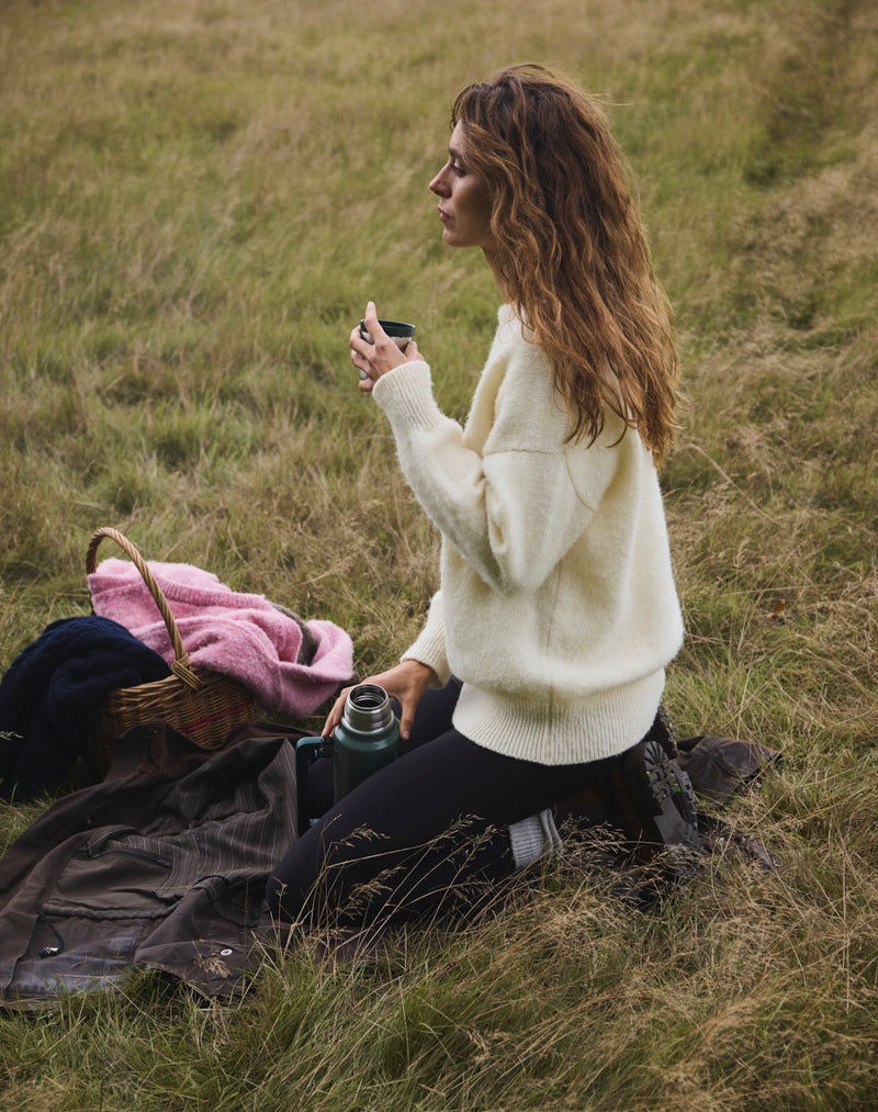 The Brushed Shetland - Off White