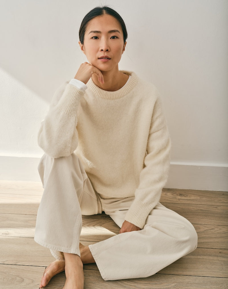 The Brushed Shetland - Off White