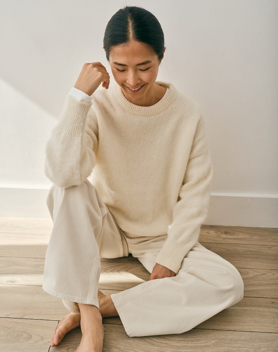 The Brushed Shetland - Off White