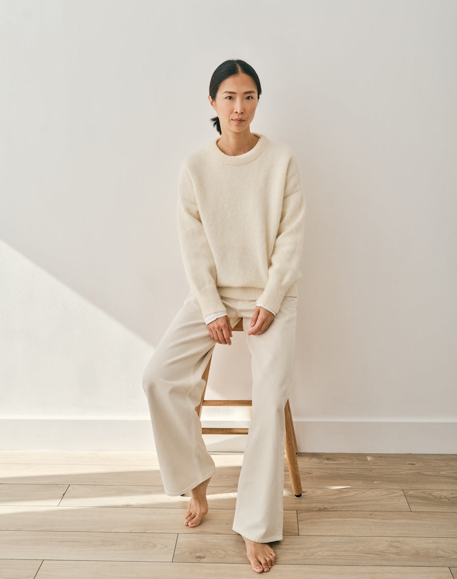 The Brushed Shetland - Off White