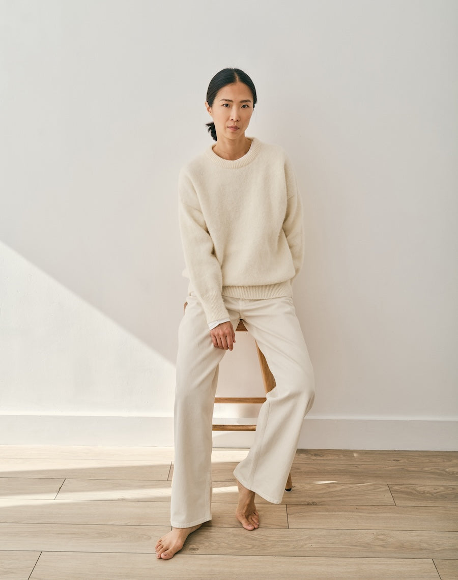 The Brushed Shetland - Off White