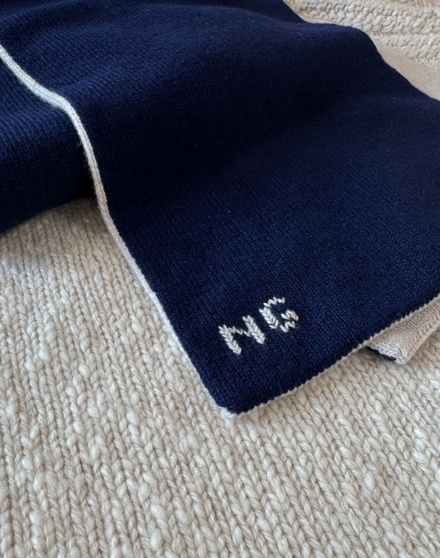 The Scarf - Midnight + Blue