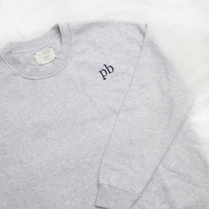 The Relaxed-fit SWEATSHIRT - Ice Grey
