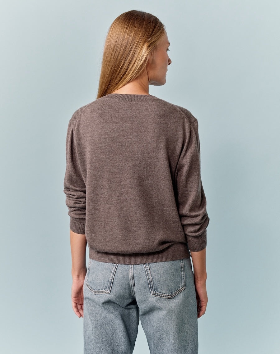 The Fenera Cardigan - Noisette