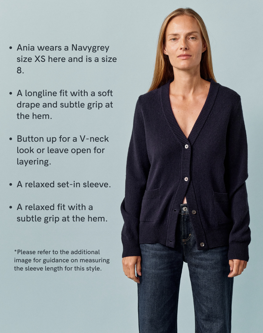 The Cardigan - Navy