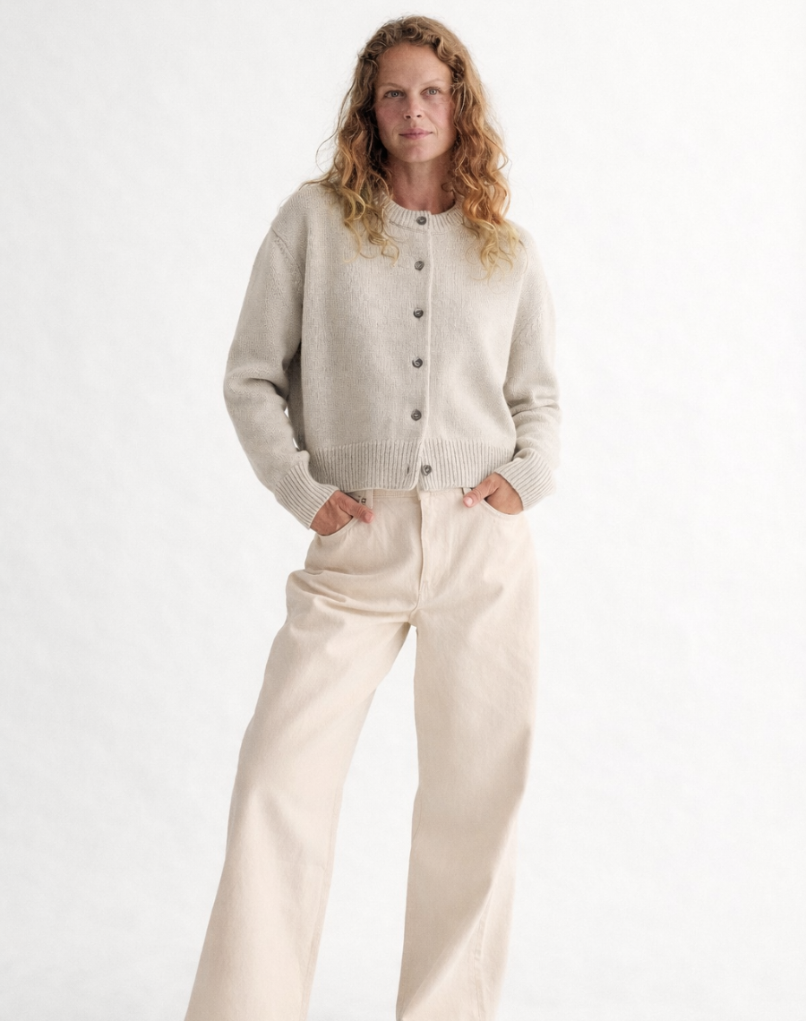 The Easy Cardigan - Lait