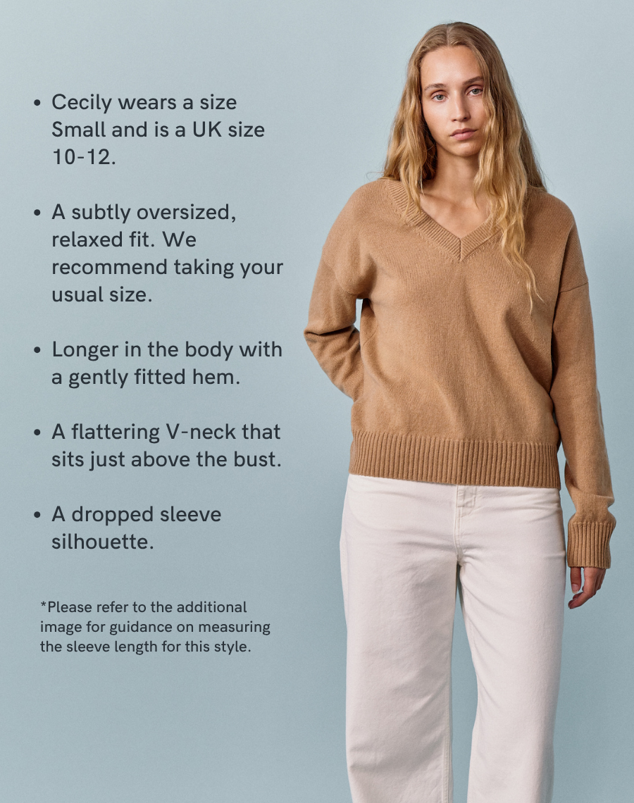 The Relaxed V - Caramel