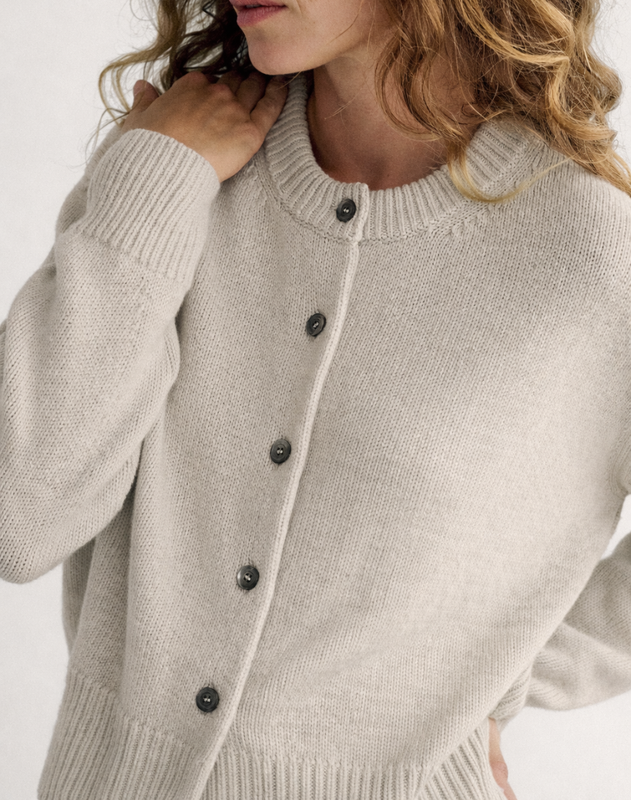 The Easy Cardigan - Lait