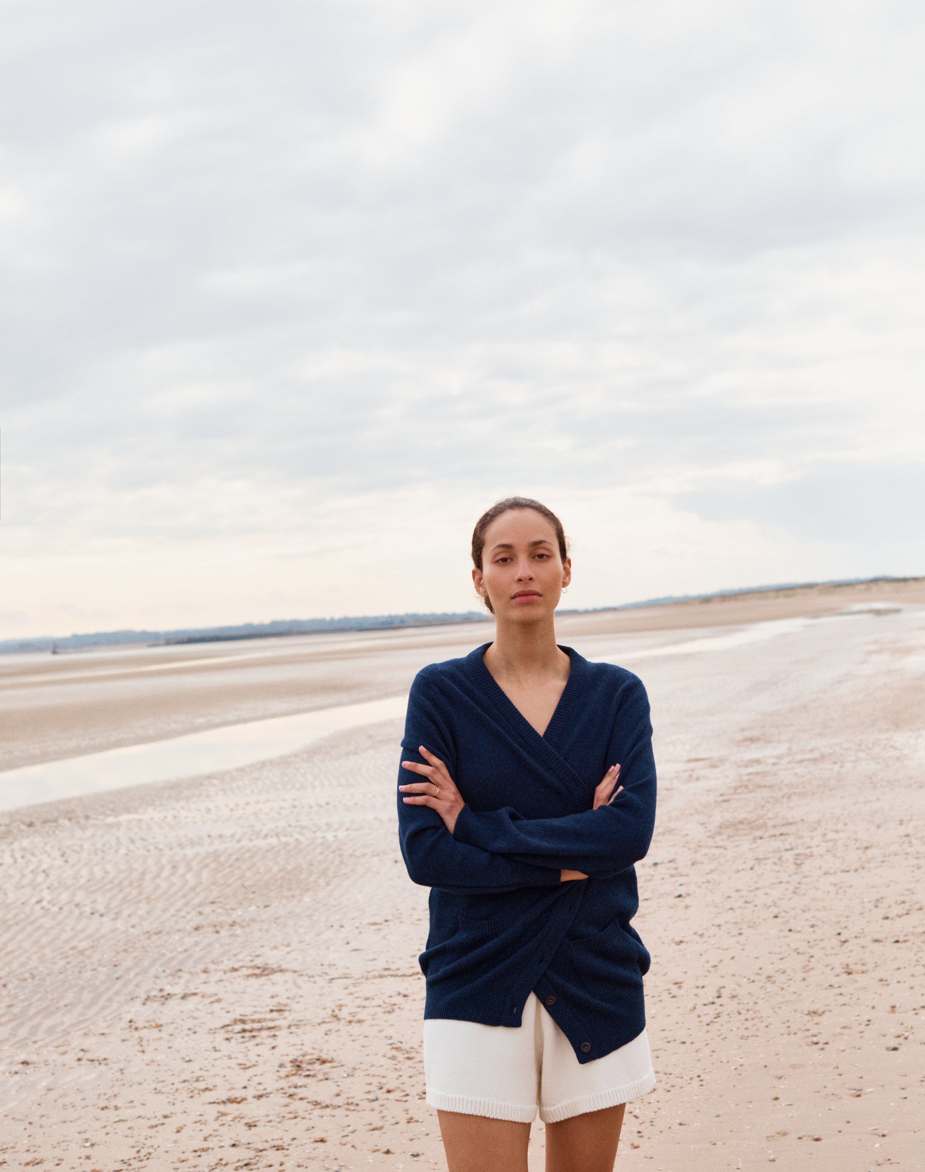 The Cardigan / 2.0 - Navy Marl / Archive Sale