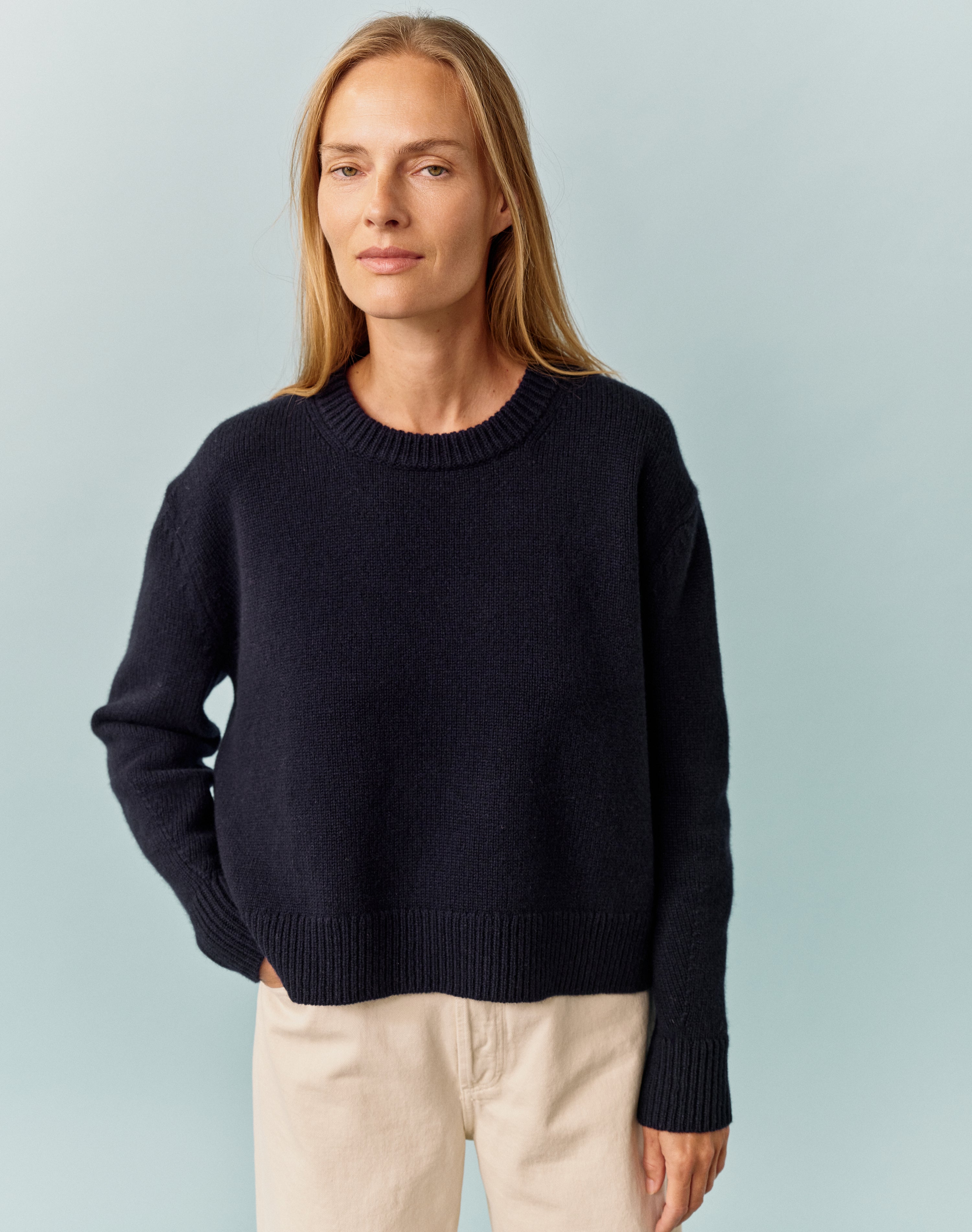 Navygrey Women | The EASY | Sustainable Scottish-spun Lambswool