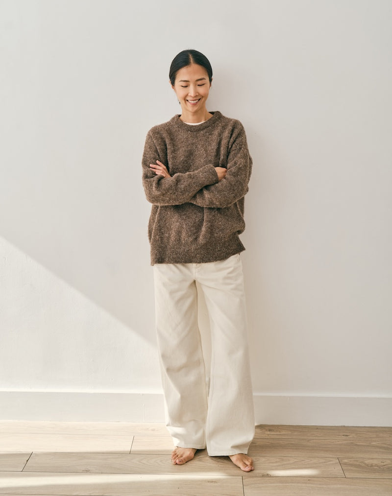 The Brushed Shetland - Umber