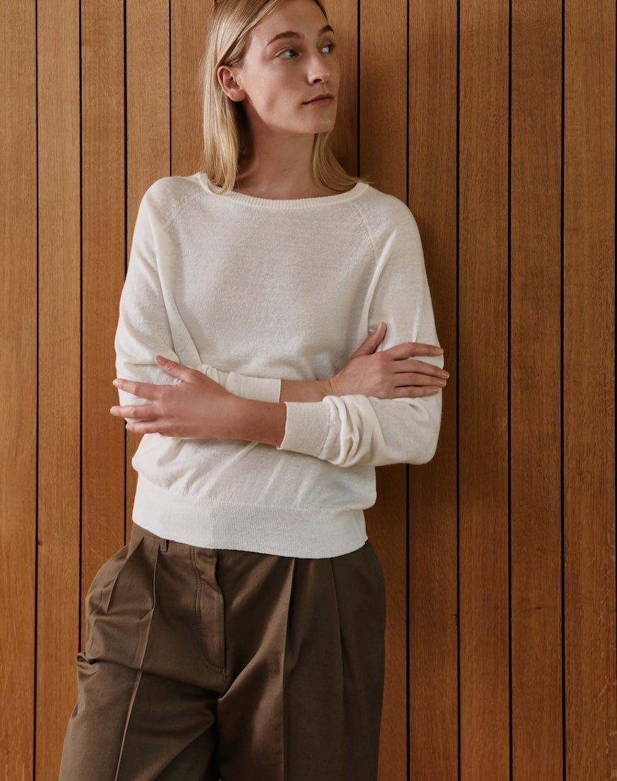 The Summer Sweater - Ecru