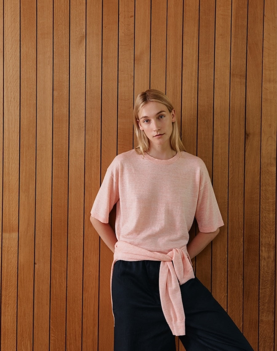 The Summer Tee - Peach Sand