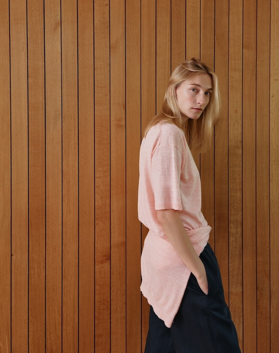 The Summer Tee - Peach Sand