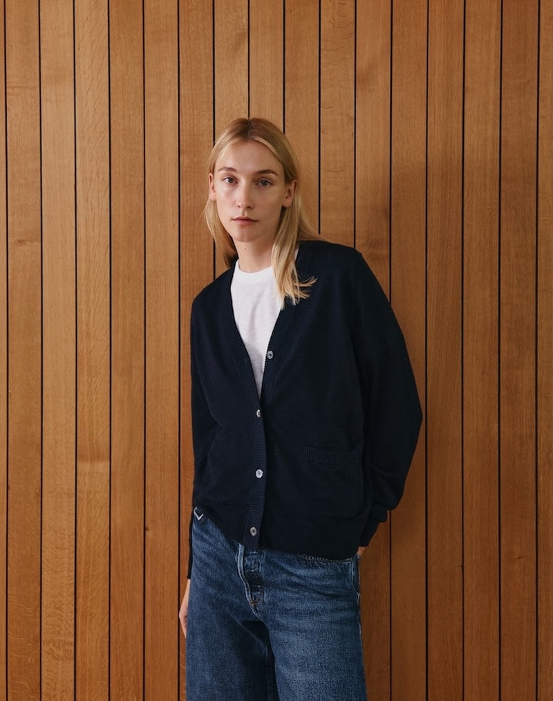 The Summer Cardigan - Navy