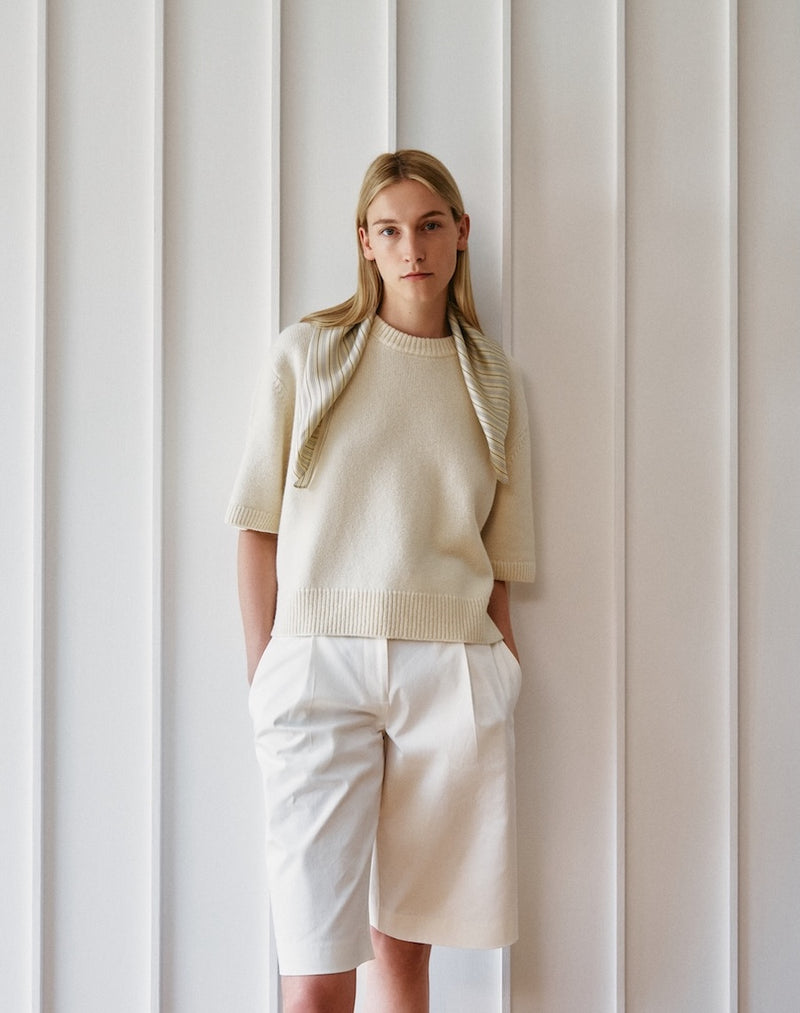 The Easy Tee - Undyed Ecru, Renewed + Restored