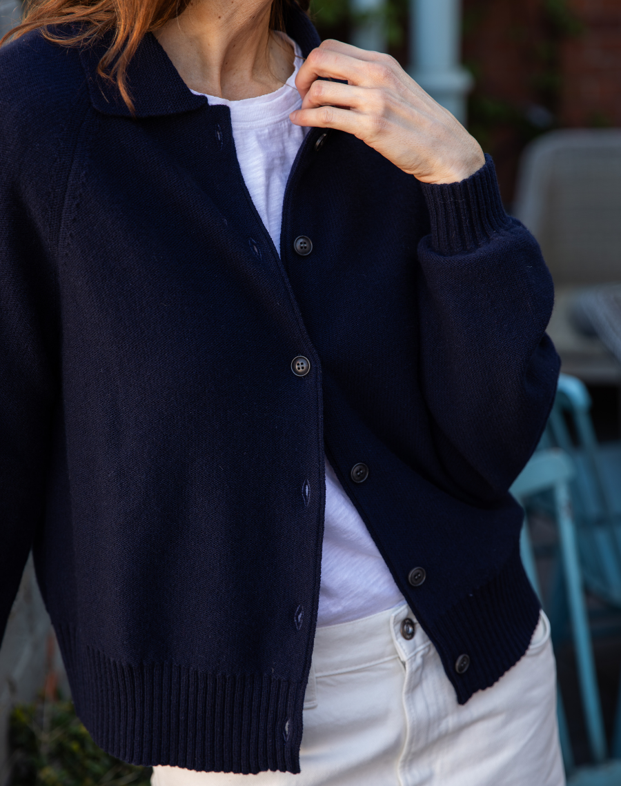 The Gentle Cardigan - Navy