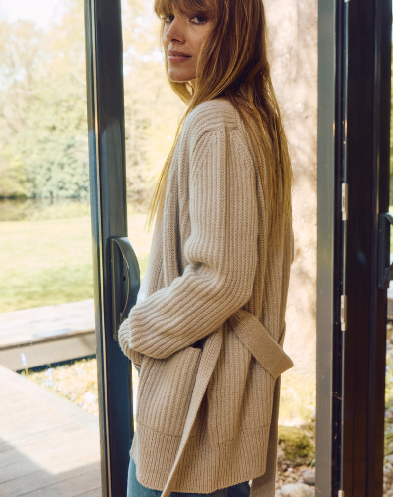 The Heirloom Cardigan Wrap - Lait, Renewed + Restored