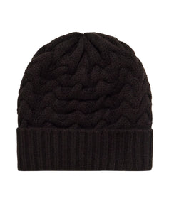 The BORDER CABLE Hat - Carob