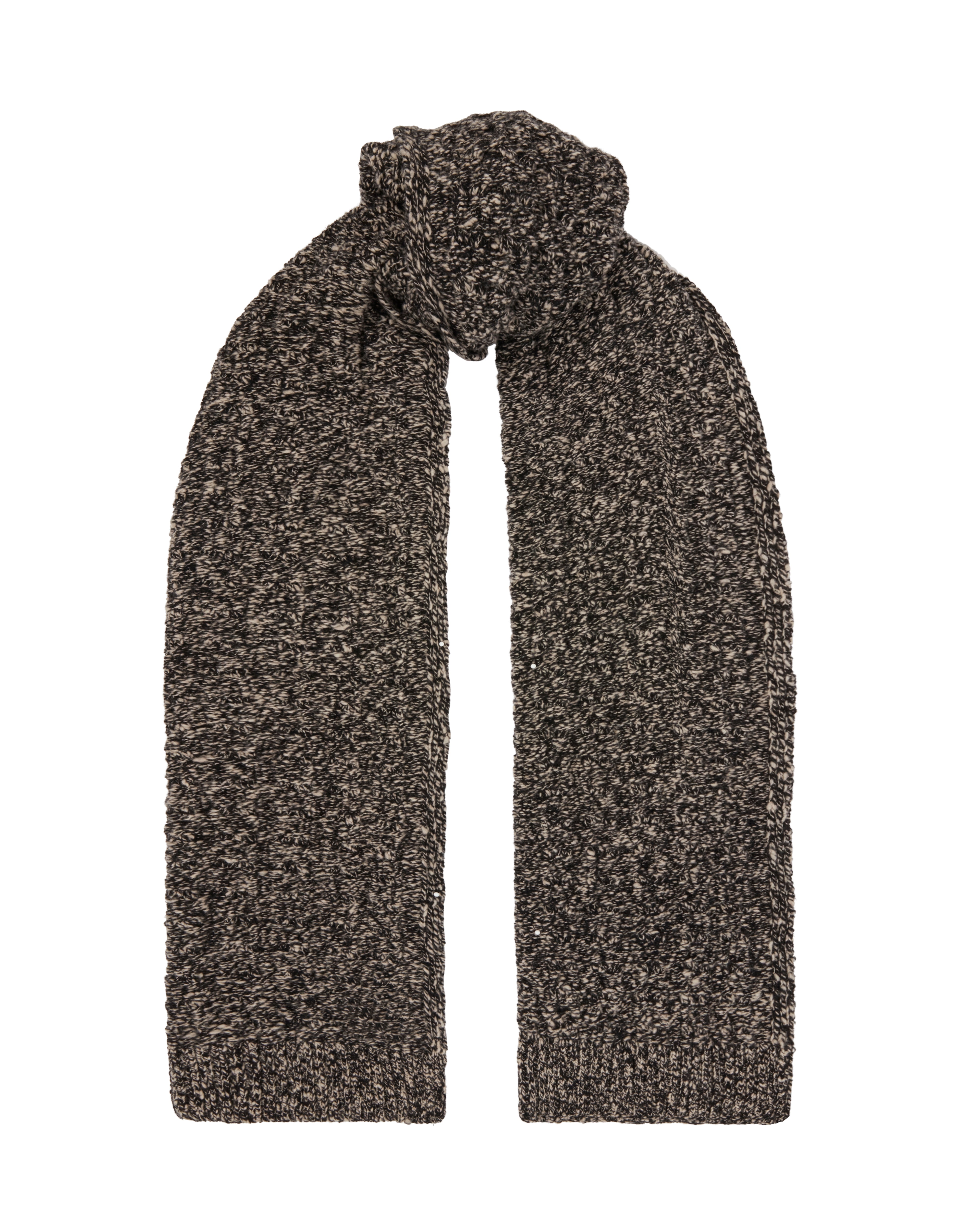 The Border Cable Scarf - Black Twist