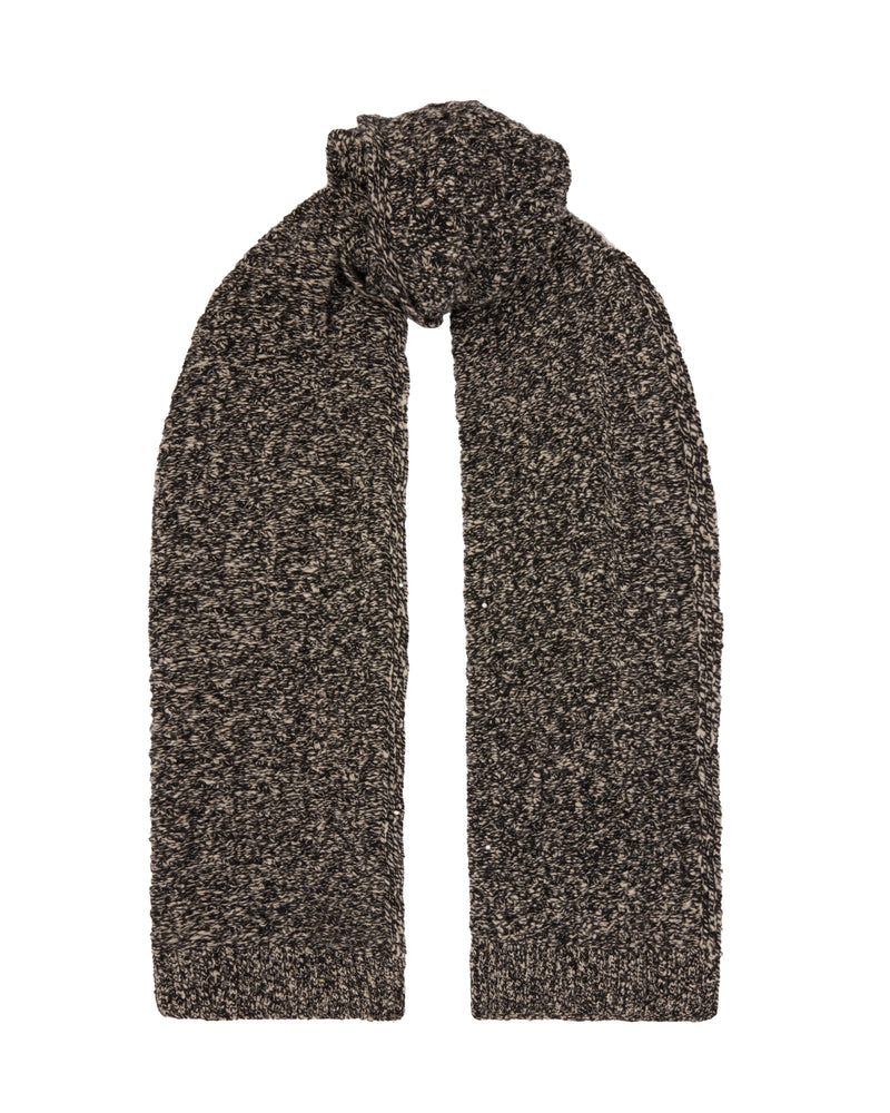 The Border Cable Scarf - Black Twist