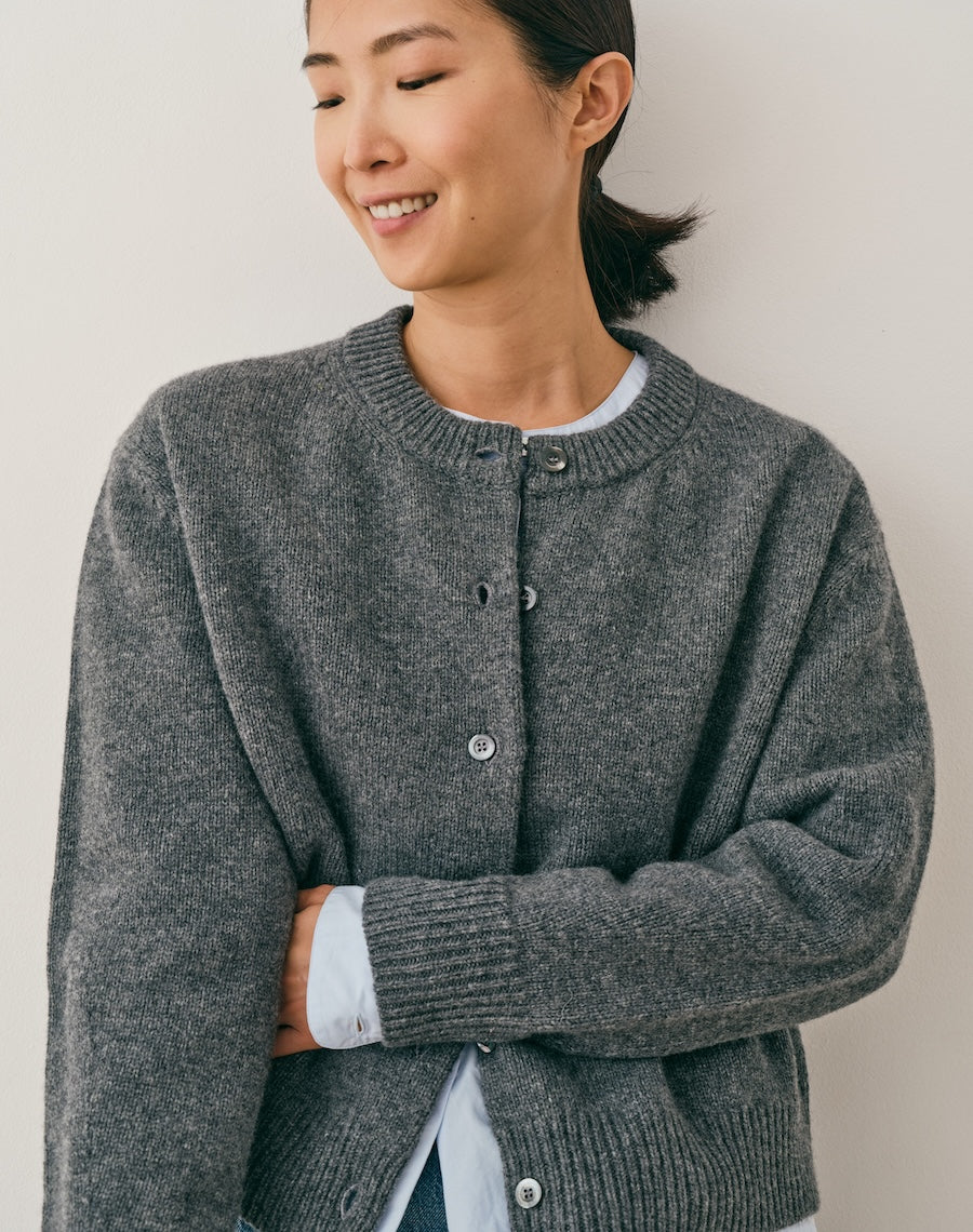 The Easy Cardigan - Fossil