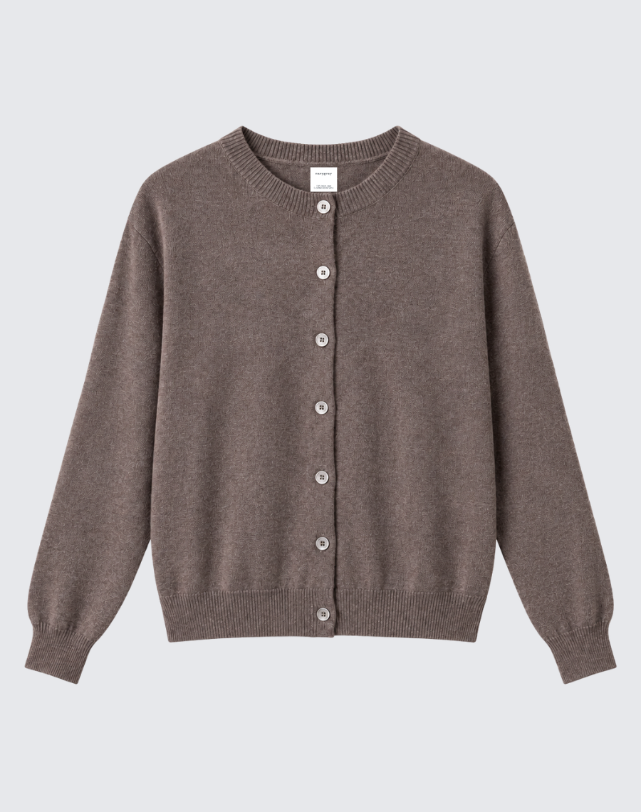 The Fenera Cardigan - Noisette