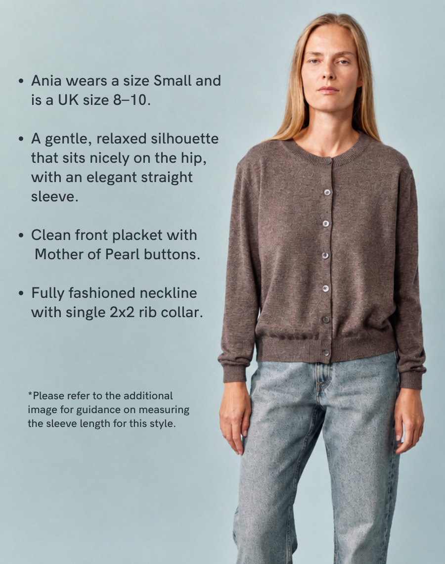 The Fenera Cardigan - Noisette