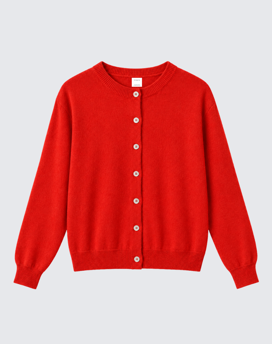The Fenera Cardigan - Poppy